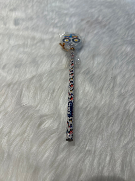 Fancy Pencil with Eraser Topper