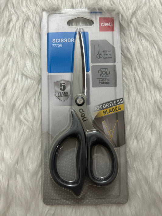 Deli Scissors 77756 175mm 6'4/5" Length (black)