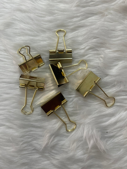 Binder Clip Golden