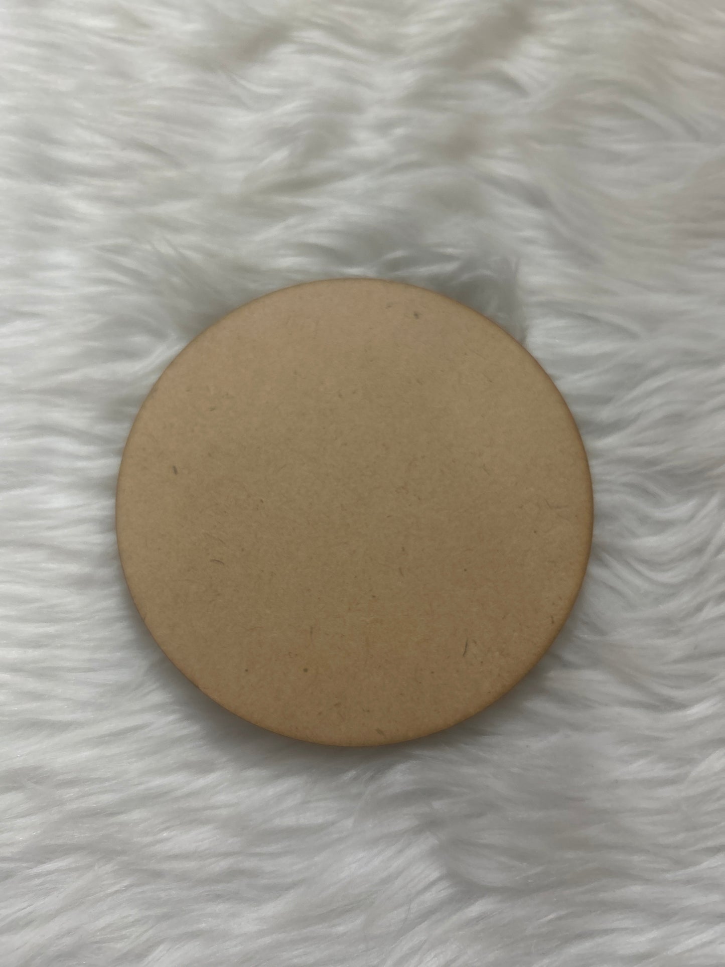 MDF Coaster Round- 4 Inch, 2MM 4Pcs Set