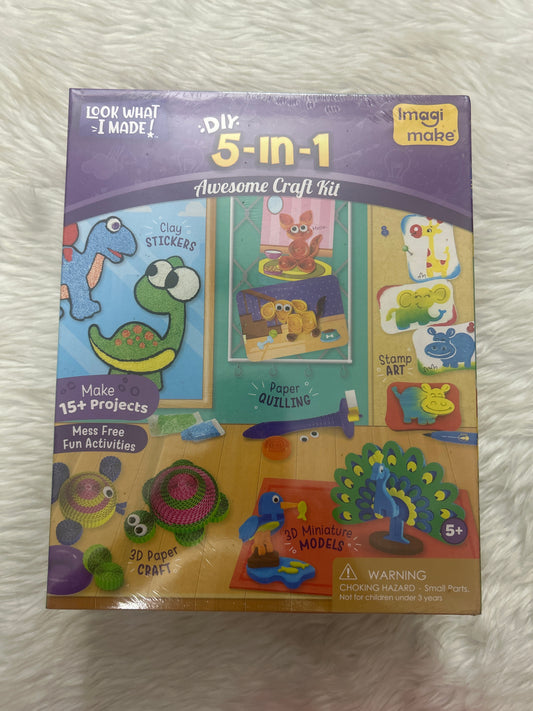 Imagimake 5 IN 1 AWESOME CRAFT KIT 3+