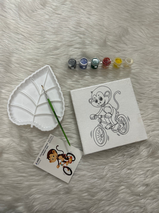 Premarked Canvas Monkey 6 x6