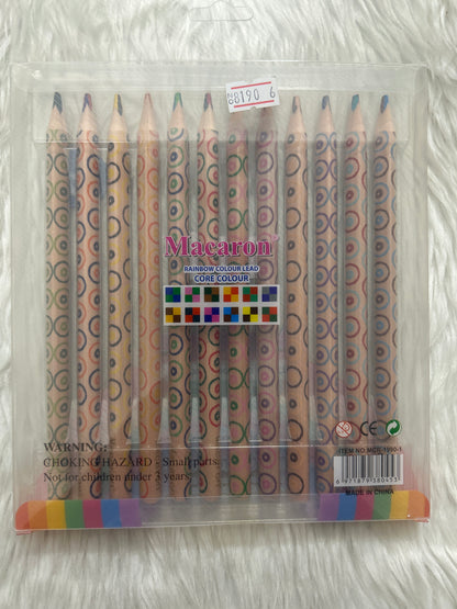 Macaron Rainbow Colour Pencil Set of 12