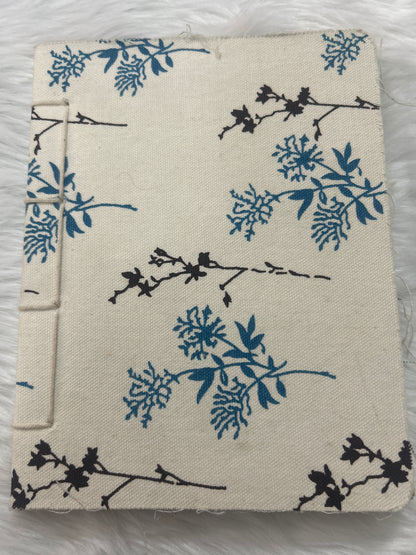 Eco Elephant Poop Notebook Unruled - Canvas Cover