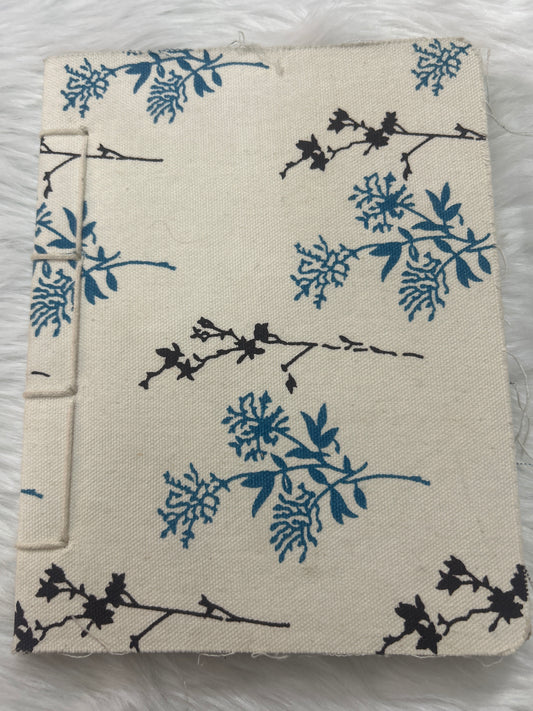 Eco Elephant Poop Notebook Unruled - Canvas Cover
