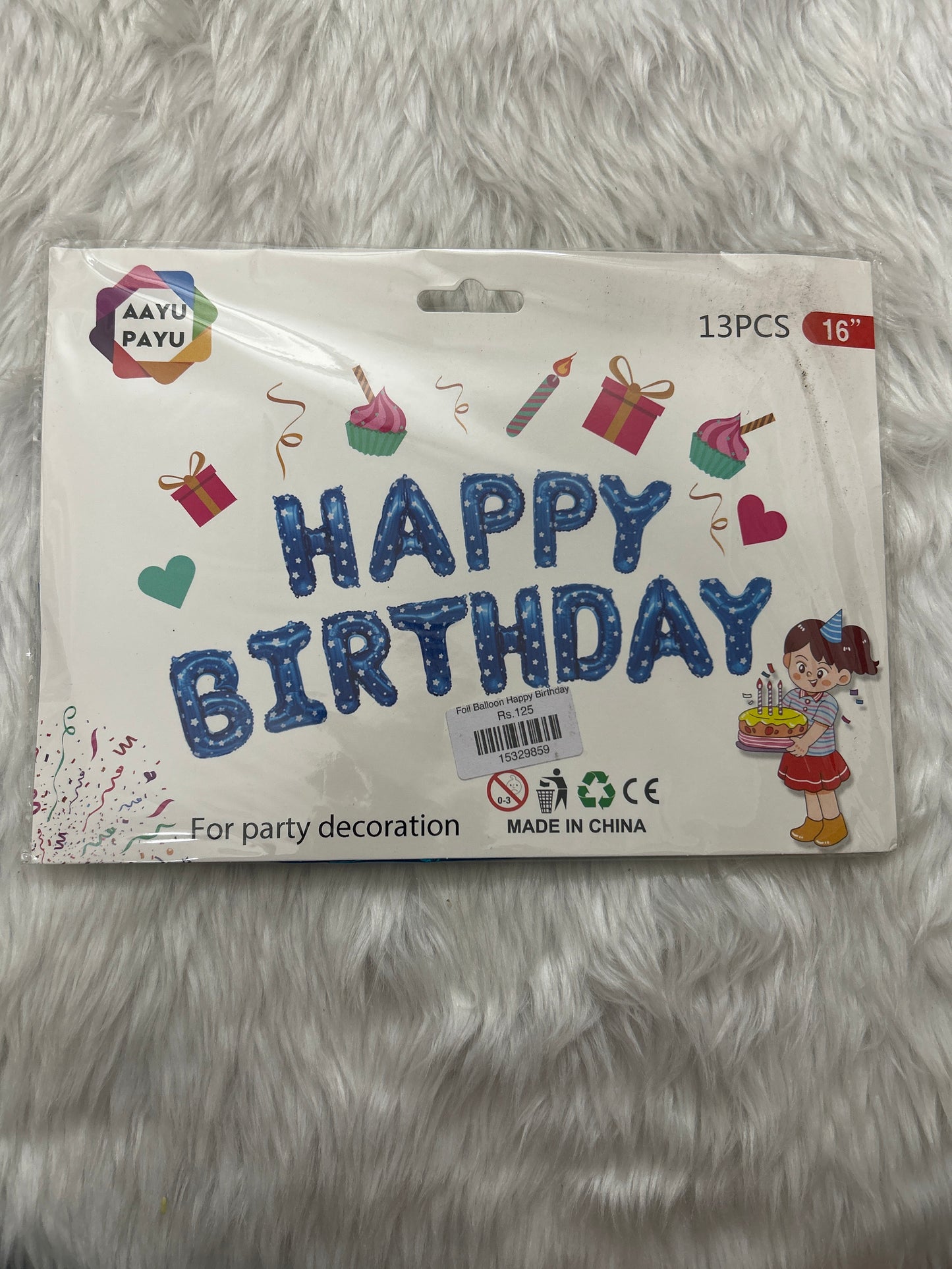 Foil Balloon Happy Birthday