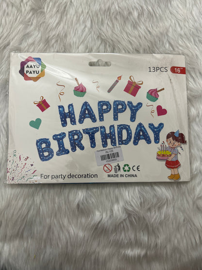 Foil Balloon Happy Birthday