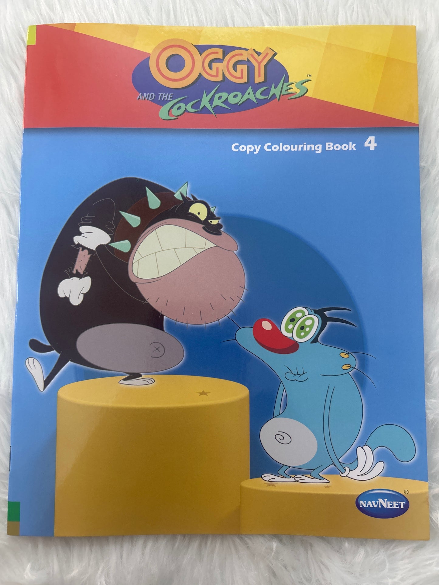 Navneet Copy Colouring Book 4 - Oggy and the Cockroches