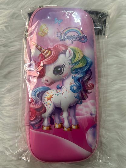 Pencil Pouch 3D Unicorn