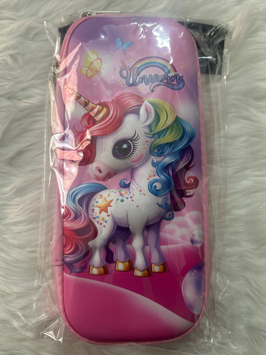 Pencil Pouch 3D Unicorn