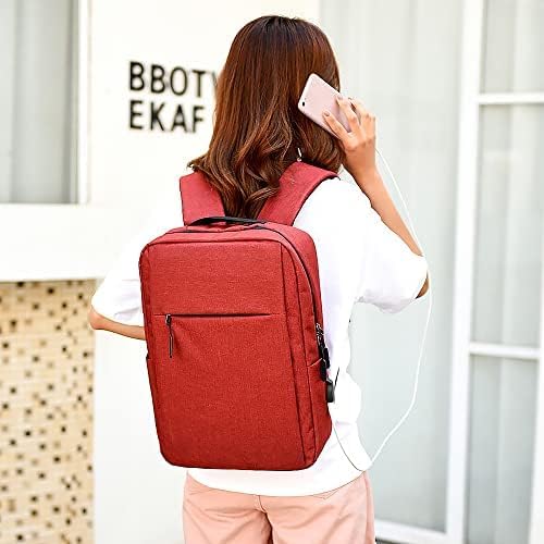 Student Waterproof Backpack Anti-theft Laptop Case Bag with USB Charging Port