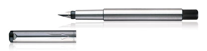 Parker Vector SS Chrome Trim Fountain Pen