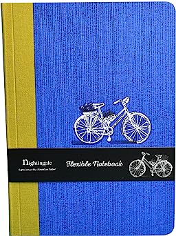 Nightingale Flexible Notebook A5- Blue