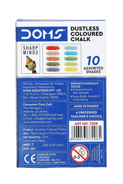 DOMS Dustless Colour Chalk