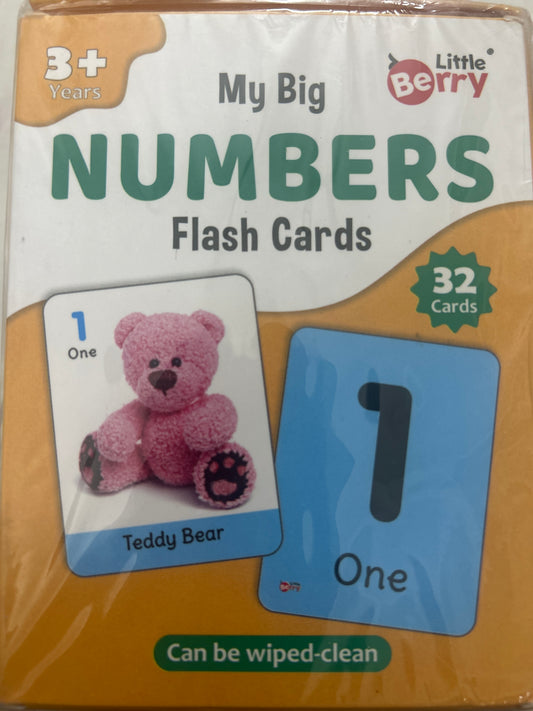 My Big Flash Cards- Numbers (Little Berry - Gift Hub Mart