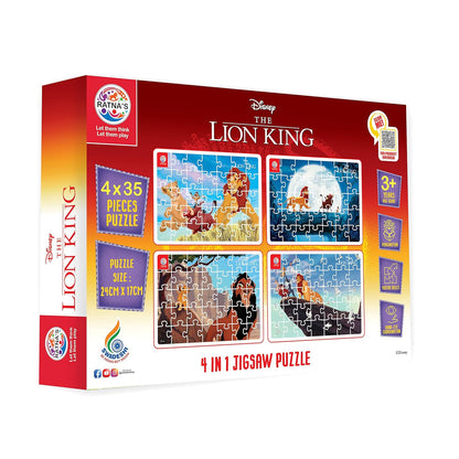 Ratna 4 in 1The Lion King Jigsaw Puzzle