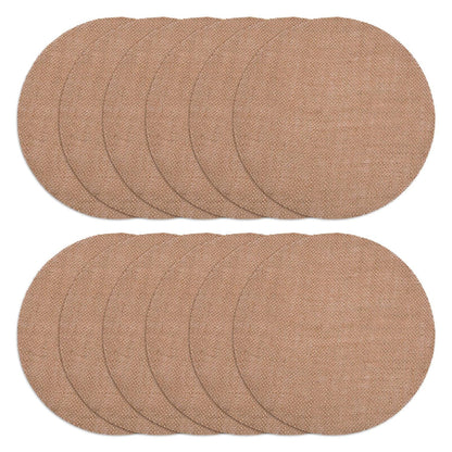 Burlap Round Pcs Big