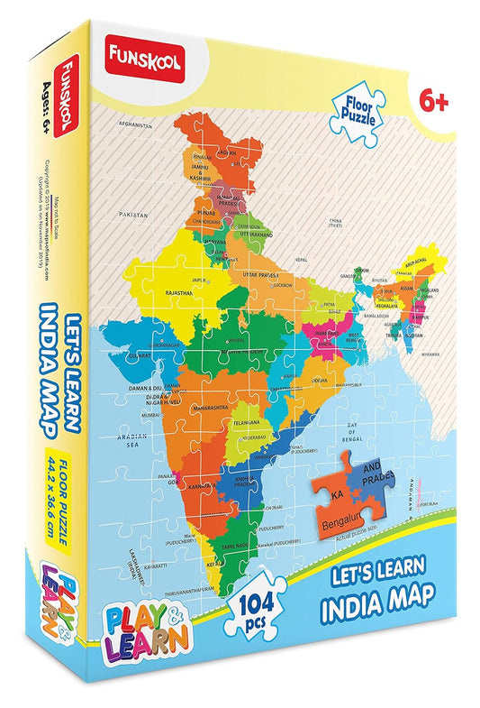 Funskool Lets Learn India Map