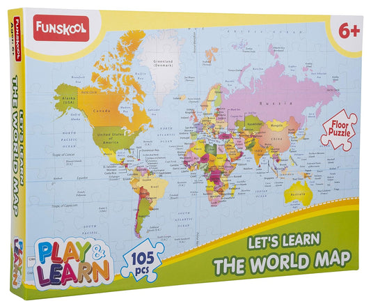 Funskool Lets Learn World Map