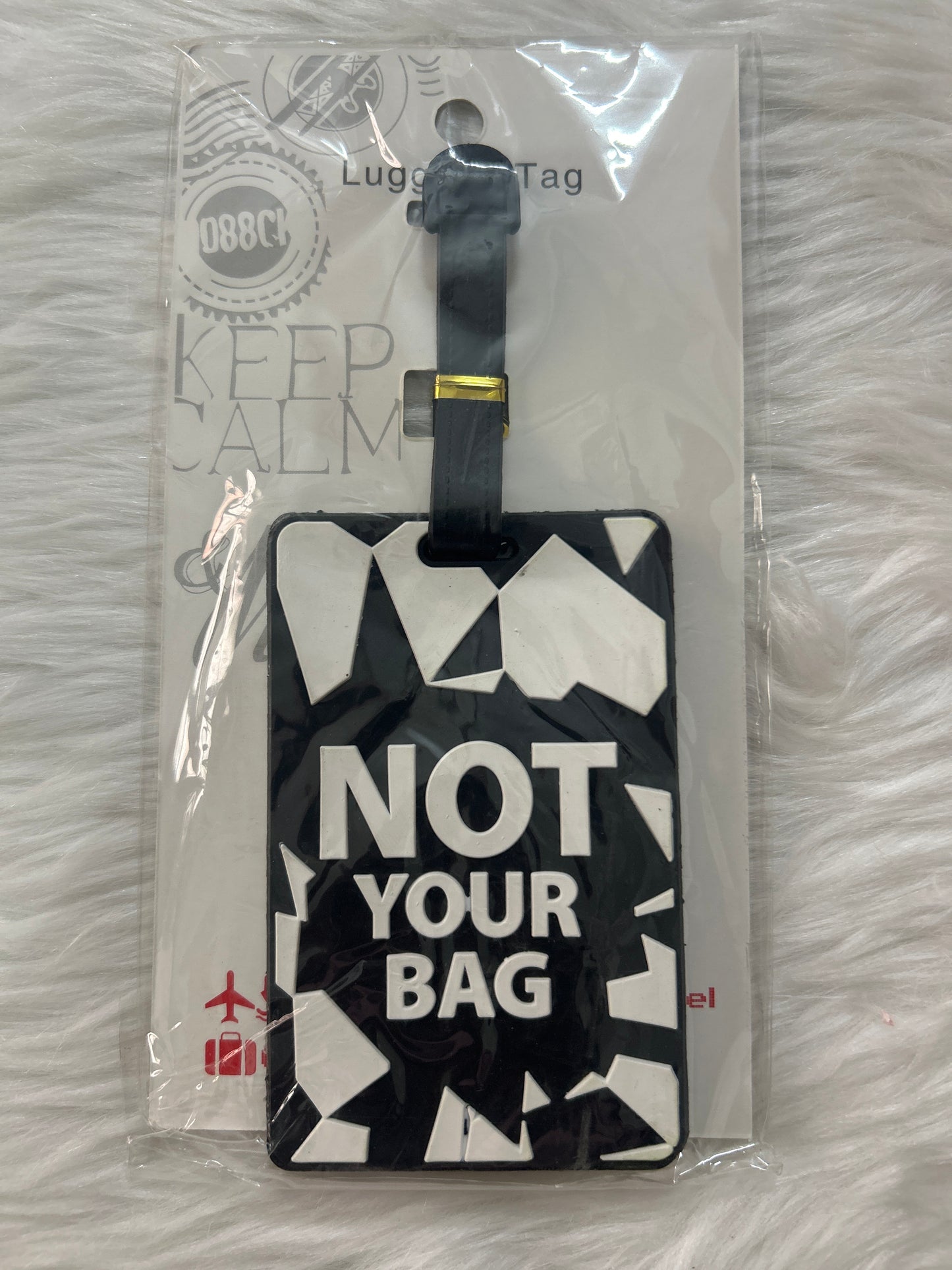 Luggage Tag- Not Your Bag (Black)