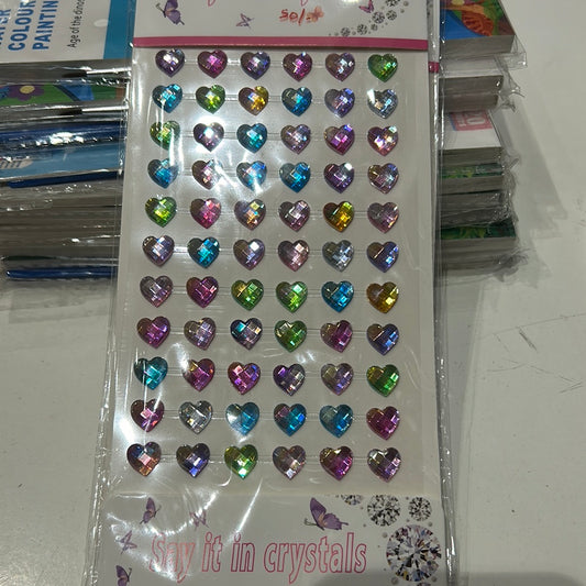 Sticker Crystal Diamond Heart