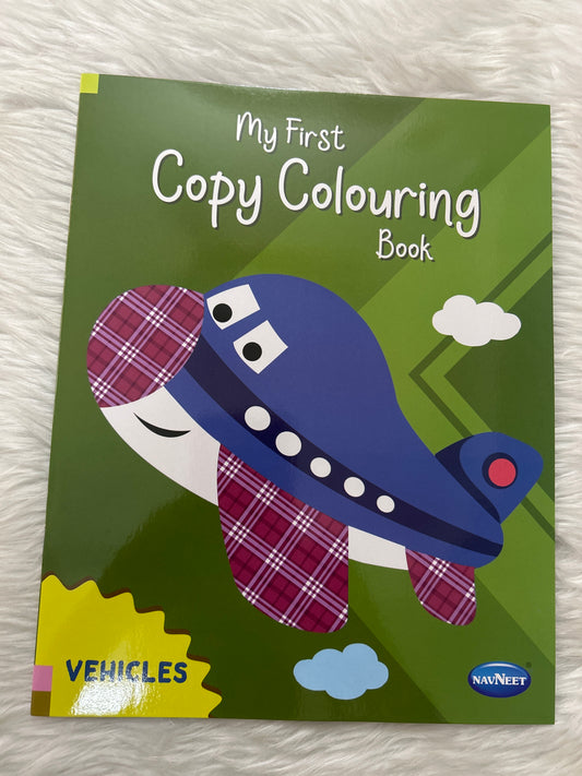 Navneet My First Copy Colouring Book- Vehicles