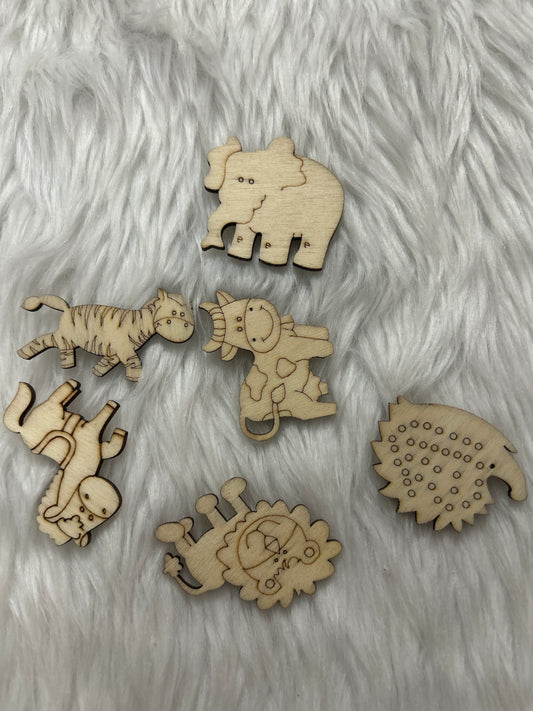 Wooden Craft Animals