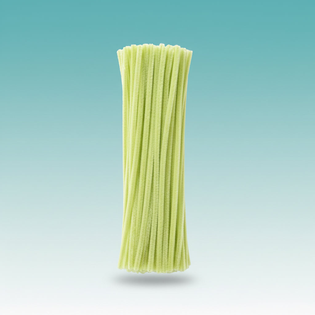 Pipe Cleaners Lemon Yellow by Gift Hub Mart, 30 cm pack