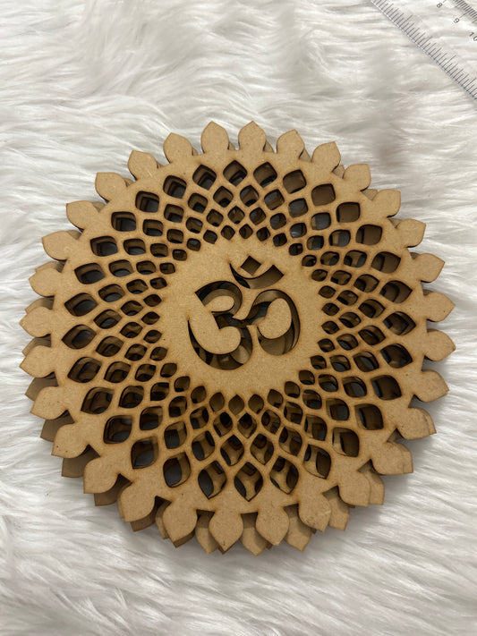 Laser Cut MDF Mandala Painting (OM-2)