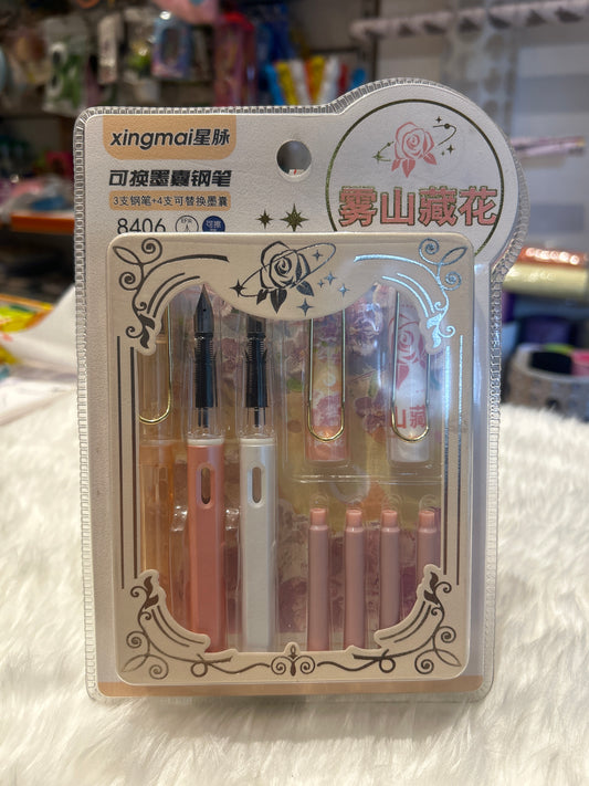 Kawaii Fountain Pen Set