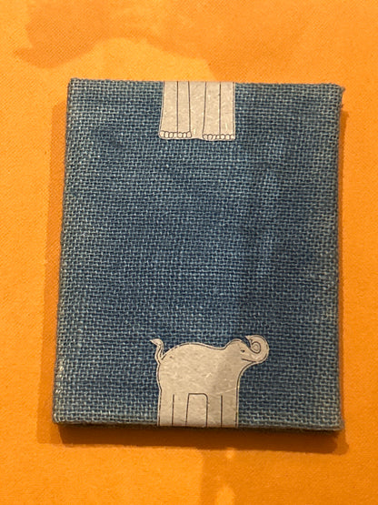 Canvas Cover Diary- Elephant Poop Paper