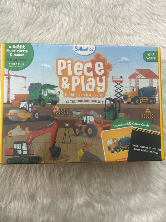 Skillmatics PIECE AND PLAY CONSTRUCTION SITE PUZZLE (3-7 Yrs)