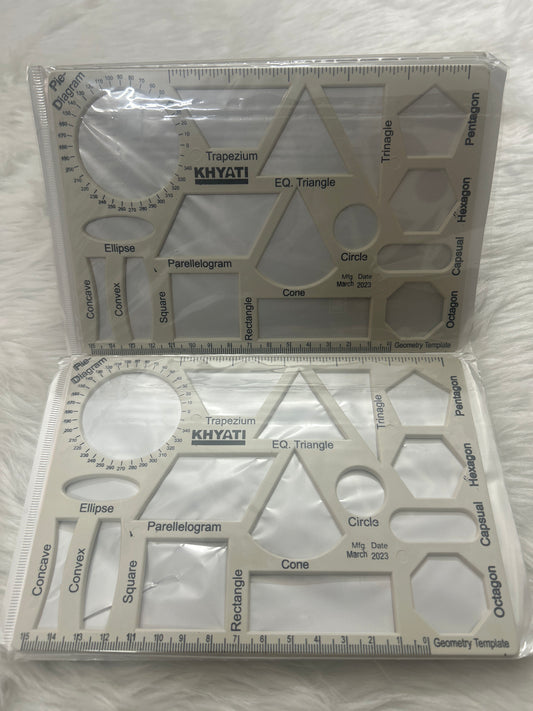 Geometry Template 16 Shapes