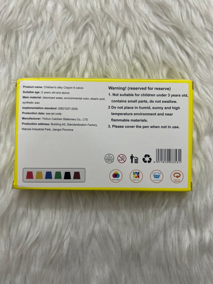 Silky Crayon Washable 3+