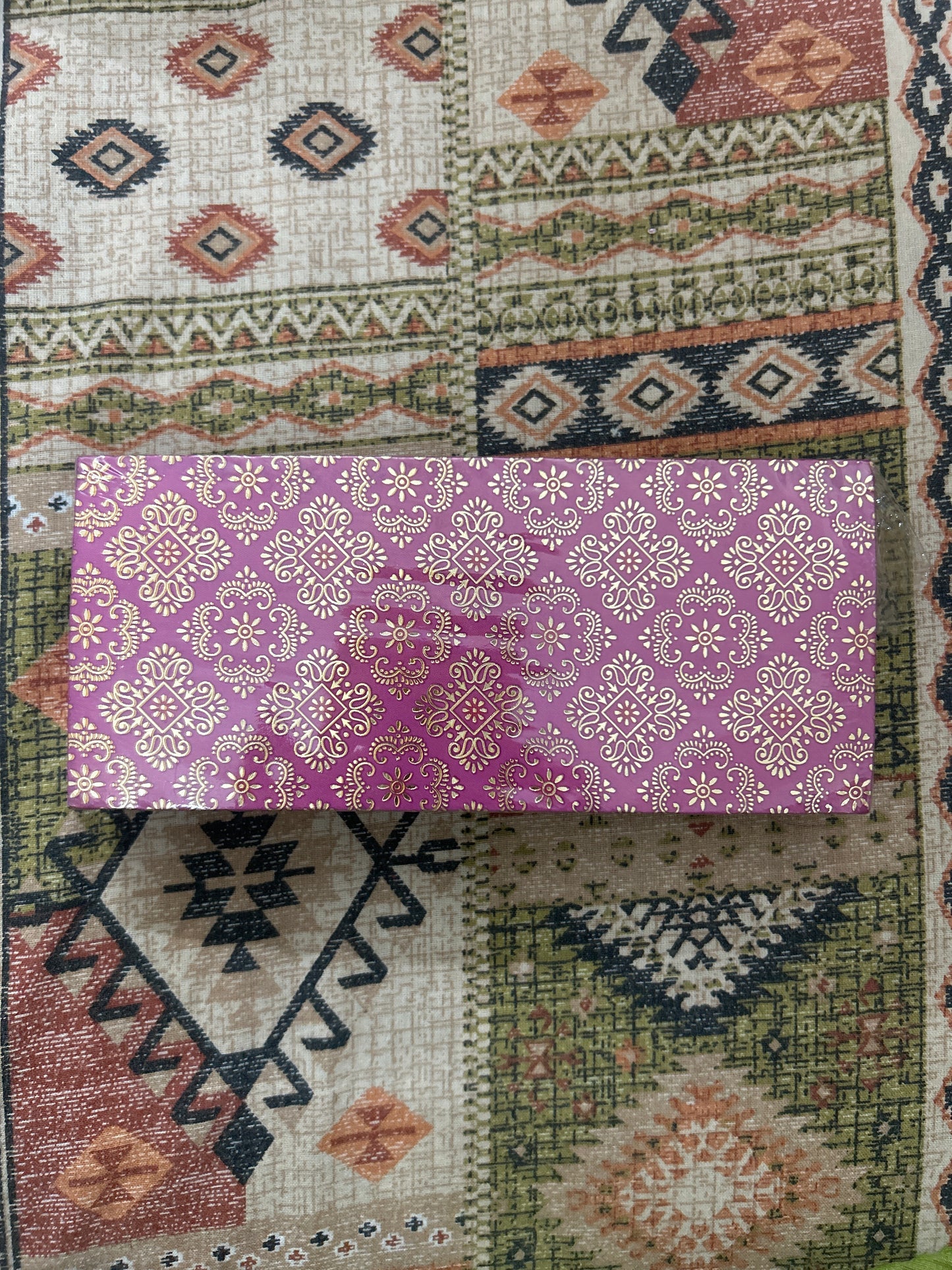 Money Envelope Pink With Golden Design