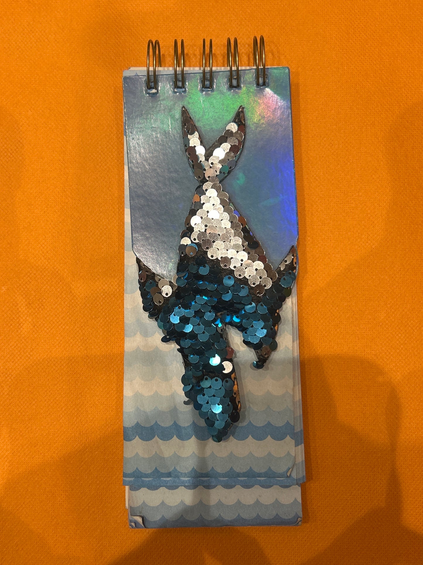 Note Pad Sequence Fish (Unruled)