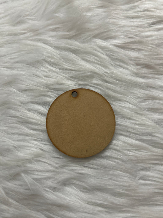MDF Painting Round - Plain Wall Hanging