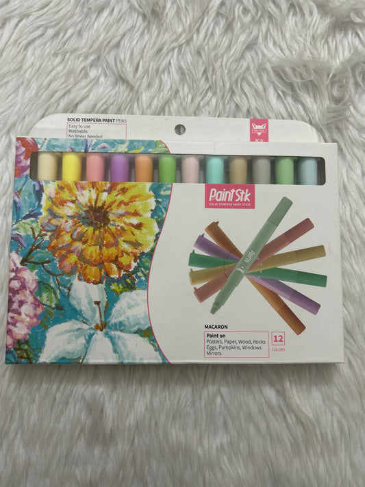 Solid Tempera Paint Pens- 12