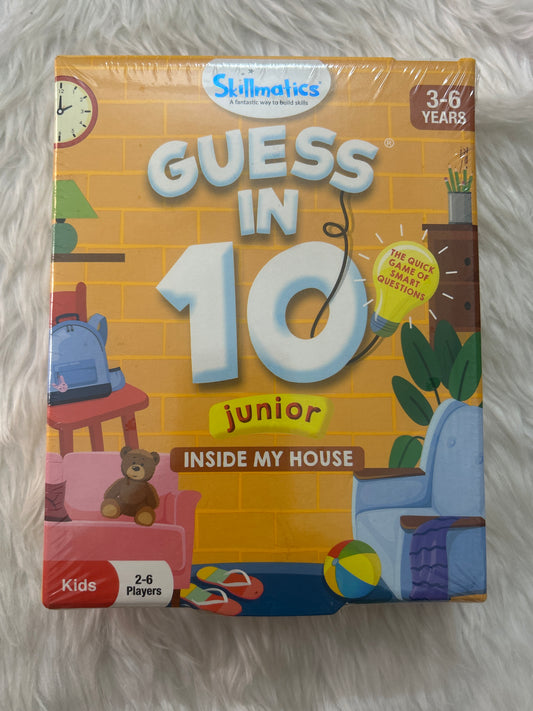 Skillmatics GUESS IN 10 JUNIOR- Inside My House (3-6 Yrs)