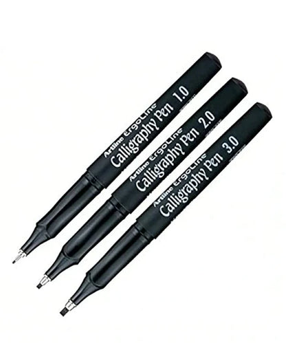 Black Artline Calligraphy Pen (Black)