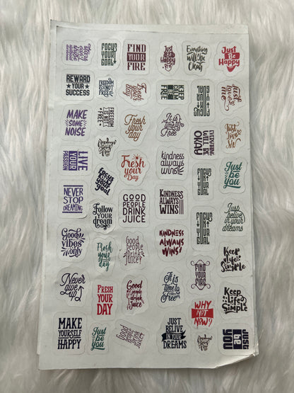 Quote Stickers