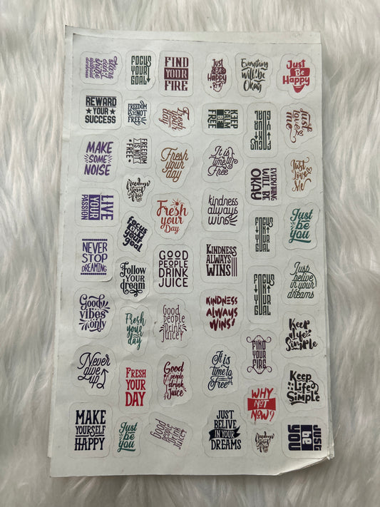 Quote Stickers