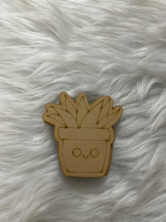 Premarked MDF Painting- Flower Pot