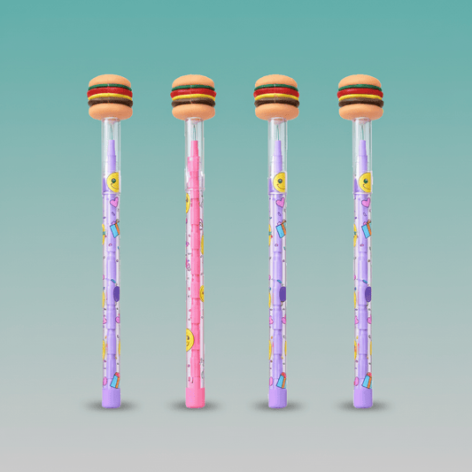 Cute Burger Push Pencil (Food)
