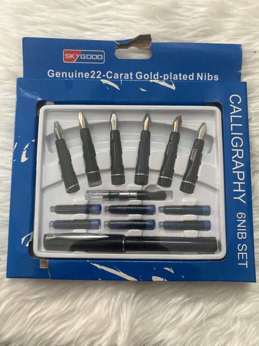 Calligraphy 6 NIB Set Pen