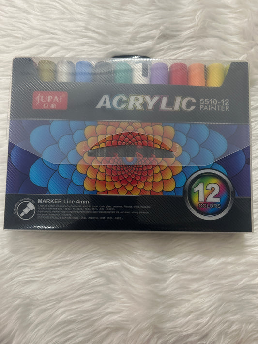 Acrylic Paint Marker 5510-12 (Jupai)