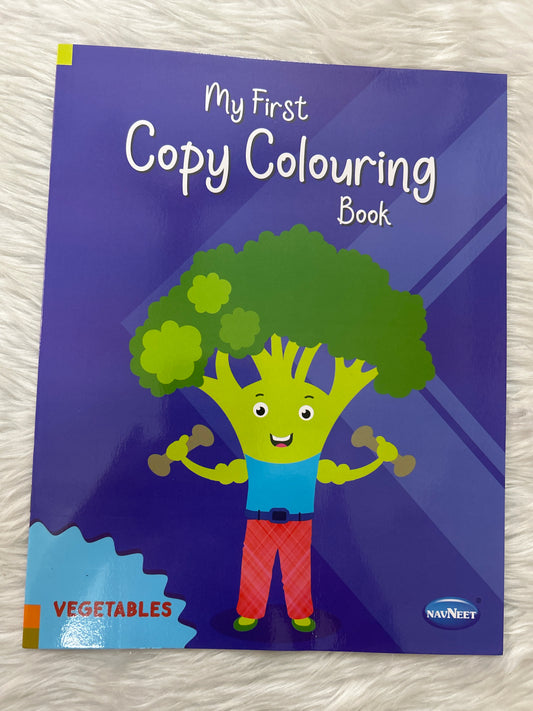 Navneet My First Copy Colouring Book- Vegetables