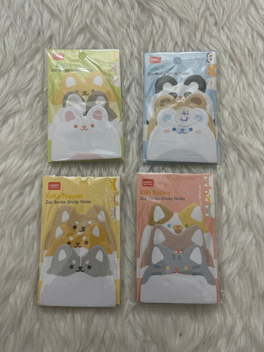 Zoo Series Sticky Notes