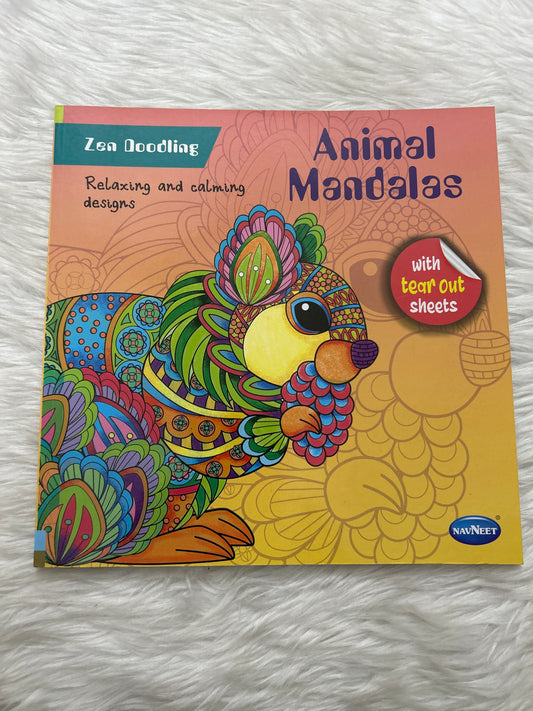 Navneet Zen Doodling- Animal Mandalas