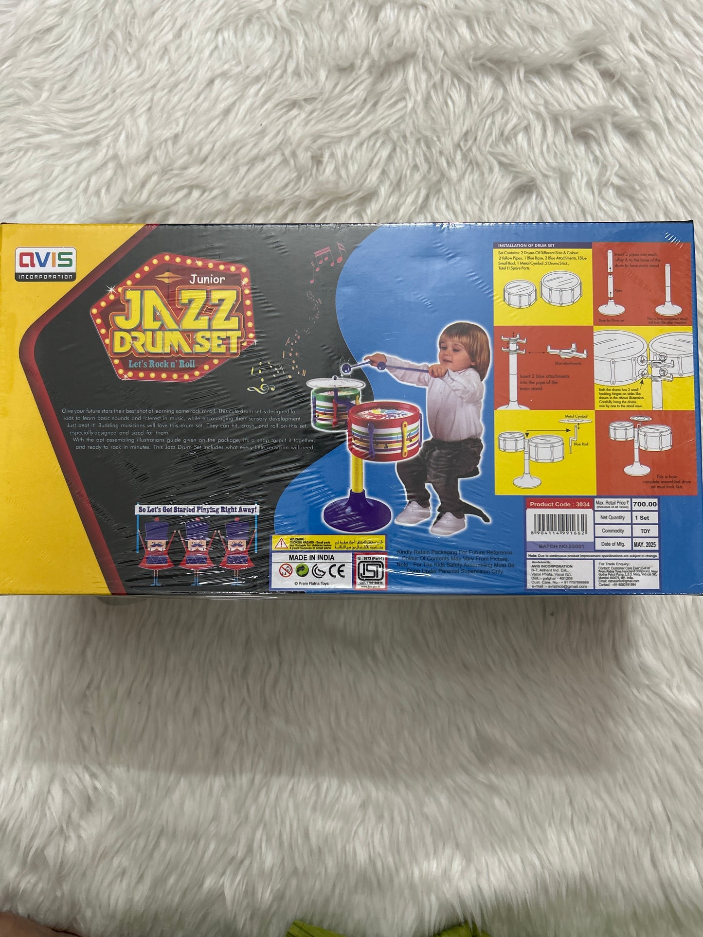 Avis Jazz Drum Set JR 3+